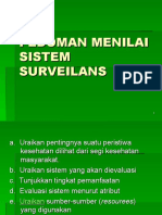 Pedoman Menilai Sistem Surveilans