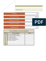 Project Gantt Chart 309