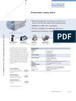 Pneumatic Rotary Drive: Type 6518/6519 Type 8792/93 Type 2654 Type Teuxxx Type 2671