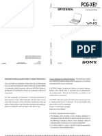 SONY PCG XE7 Service Manual