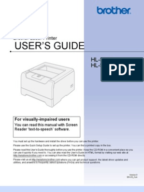 Brother Hl 5250dn User Manual Envelope Printer Computing