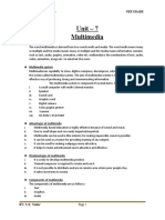 Unit - 7 Multimedia: Com.331: Computer Science Neb Grade XI