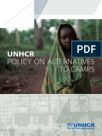 UNHCR Policy on Pursuing Alternatives to Refugee Camps