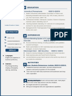 Blue Resume-WPS Office