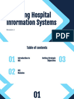 Module 2 - Managing Hospital Information Systems