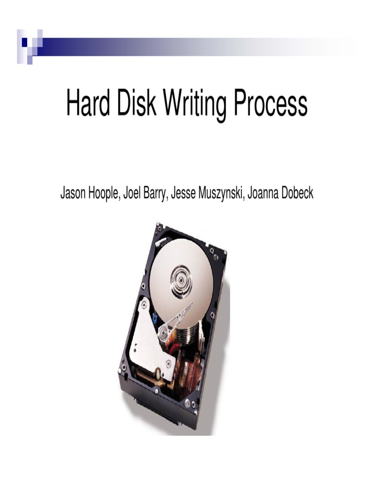 The Process of Magnetically Recording Data onto Hard Disk Platters ...