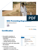 QiS 2.1 - Preventing Degradation