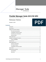 Flexnet Manager Suite 2015 R2 Sp2: Release Notes