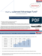 HDFC Balanced Advantage Fund - Presentation - May 21