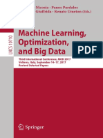 Machine Learning, Optimization, and Big Data 2017