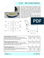 Antek Inc.: An-3230 300va Toroidal Transformers