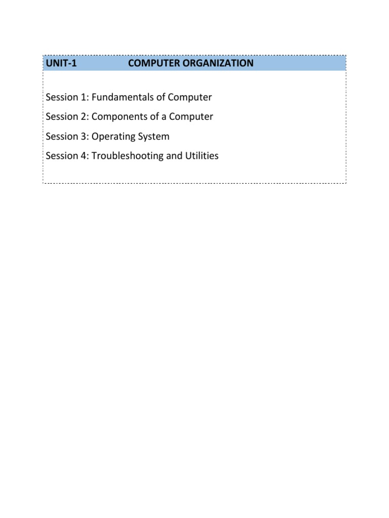 Computer Organization Fundamentals Guide | PDF | Computer Data Storage ...