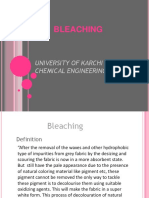 Bleaching: University of Karchi Chemical Engineering