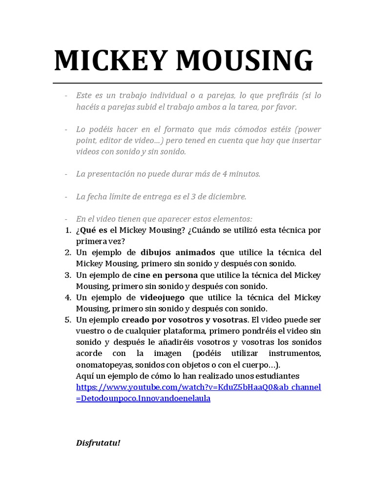 Unterschied Zwischen Underscoring, Mickey Mousing Und Mood – TFLMXN