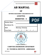 Lab Manual: (3360703) Semester - 6