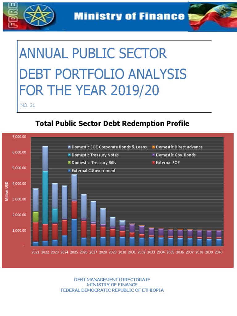 Ethiopia Public Debt Portfolio Analysis No 21 201920 PDF