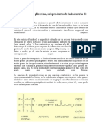 Incineración de glicerina