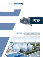 Flottweg Ose Thickening Centrifuges: Optimizing The Digestion Process in Waste Water Treatment Plants