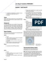 RWRG0051 - Splitter Complaint - Fault Code 42: Pre-Authorized Warranty Repair Guideline RWRG0051