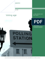 Voting Age: Briefing Paper