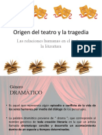 Origen Del Teatro y Tragedia