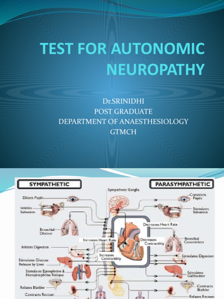 Test For Autonomic Neuropathy | PDF | Heart Rate | Blood Pressure