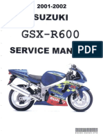 Suzuki K1-K2-K3 GSXR 600 Service Manual