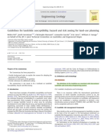 Guidelines For Landslide Susceptibility, Hazard and Risk Zoning For Land-Use Planning - Engineering Geology