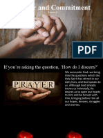 Prayer and Commitment