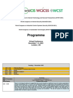 ICITST-WorldCIS-WCST-WCICSS-2021 Programme