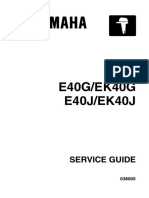 E40G/EK40G E40J/EK40J: Service Guide