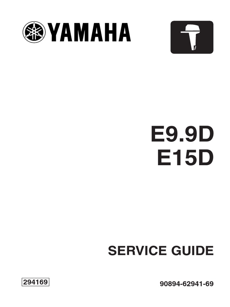 E9.9D E15D: Service Guide | PDF | Ignition System | Screw