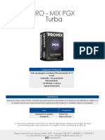Ficha Turba Pro Mix PGX