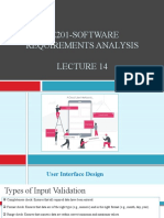 SE201 Software Requirements Validation