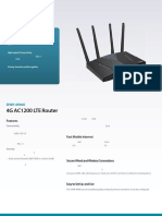 4G AC1200 LTE Router: Product Highlights