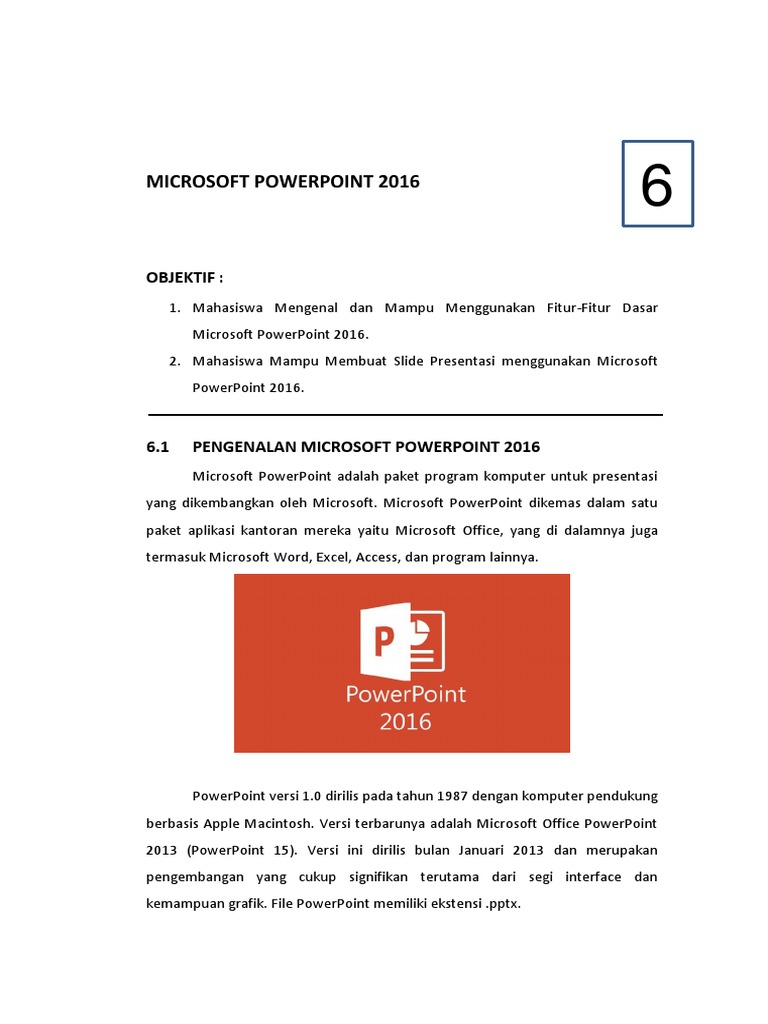 Panduan Menggunakan PowerPoint 2016 | PDF | Bisnis | Komputer