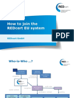 How To Join The Redcert Eu System