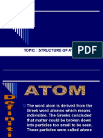 Topic: Structure of Atom