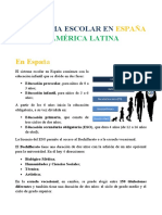 El Sistema Escolar en Espana y América Latina