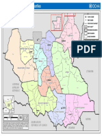 Republic of South Sudan Counties and State Boundaries