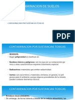 Contaminacion de Suelos: Contaminacion Por Sustancias Toxicas