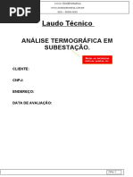 Modelo Relatorio Termografia | PDF | Termografia | Transformador