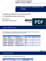 Unidad II - Mano de Obra - Clase #3