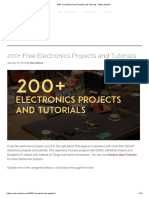 200+ Free Electronics Projects and Tutorials - Maker Advisor หน้ารวม