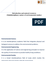 Lecture 3 Multidiscplinary Nature of Env Studies Concept of Sustainable Development