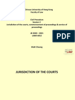 Civil Procedure: Jurisdiction, Commencing Proceedings & Service