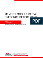Memory Module Serial Presence Detect