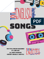 The Total English Magazine N°6 2021 SONGS