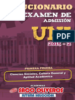 UNI 2015-II Aptitud Académica y Humanidades (SO)