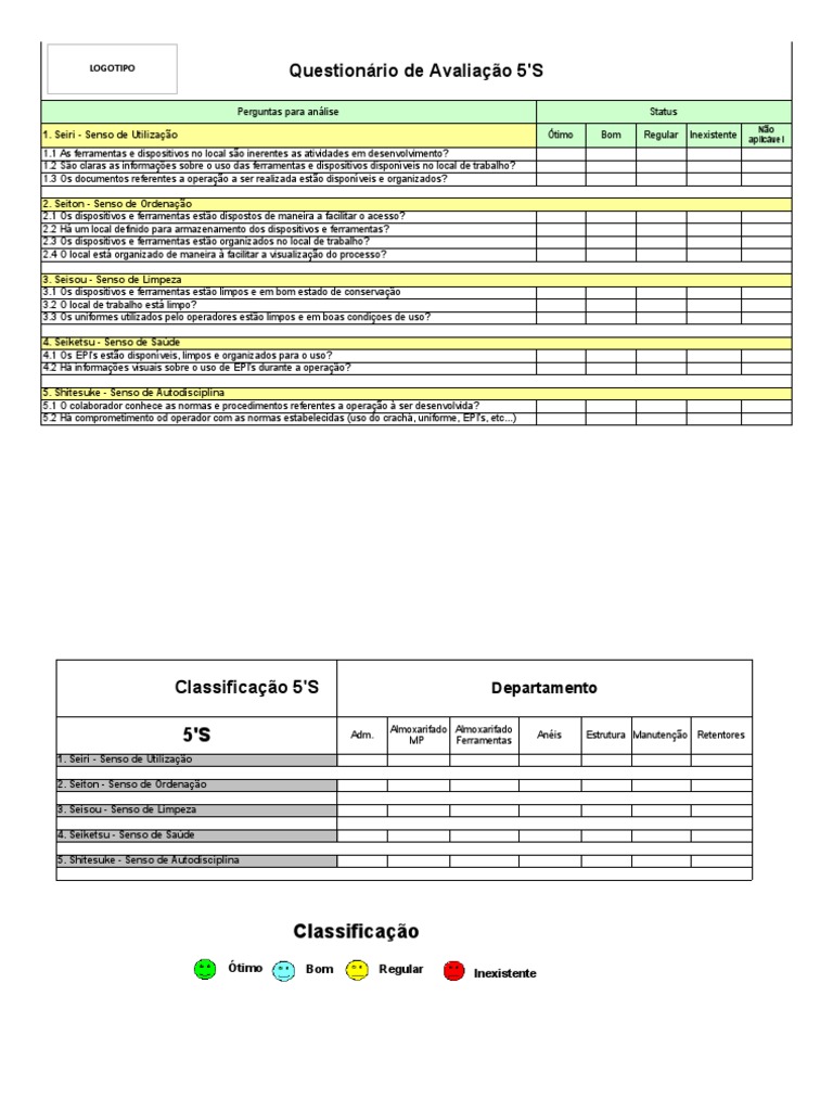 Questionario 5S | PDF | Informática